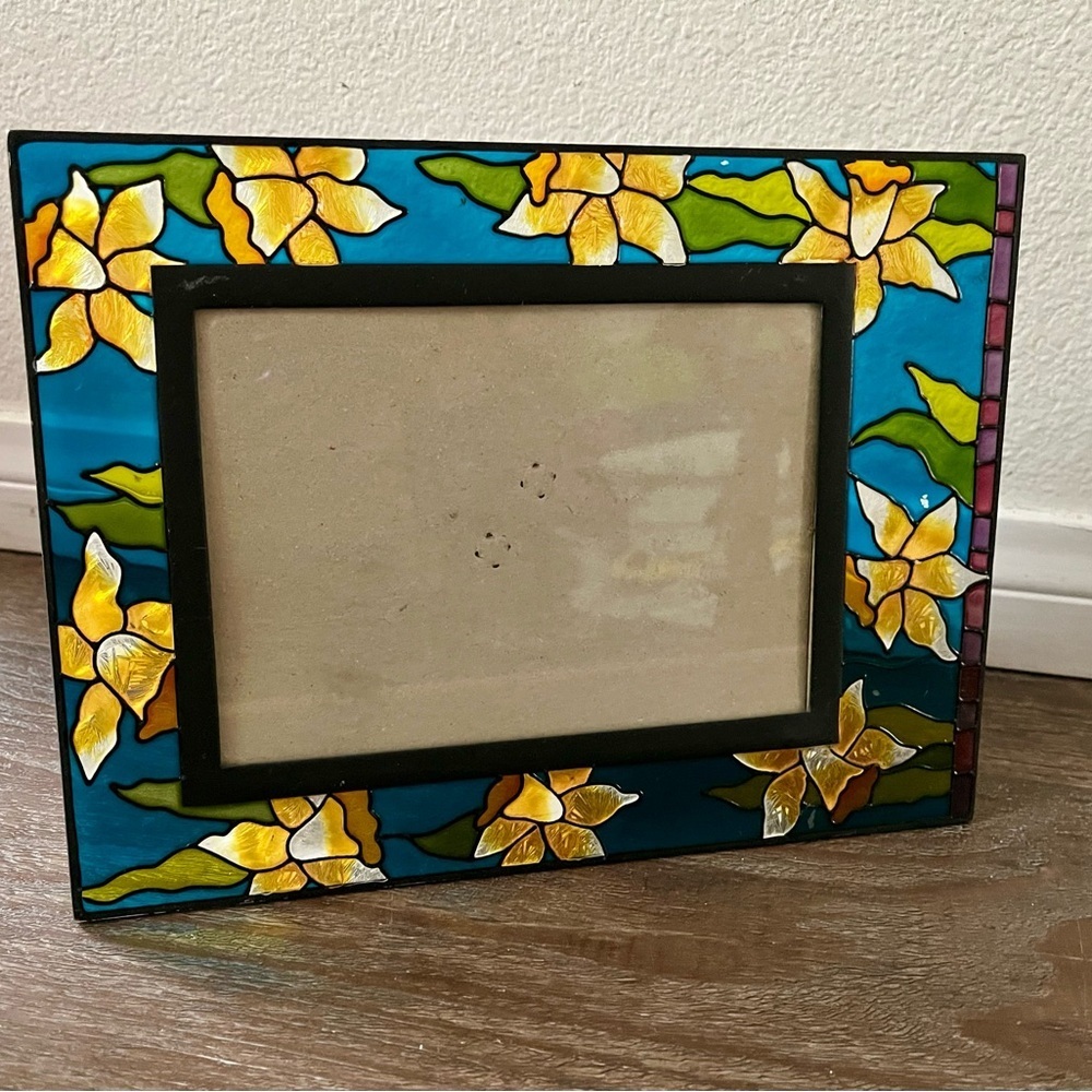 Vintage glass look photo frame 8/11 inches